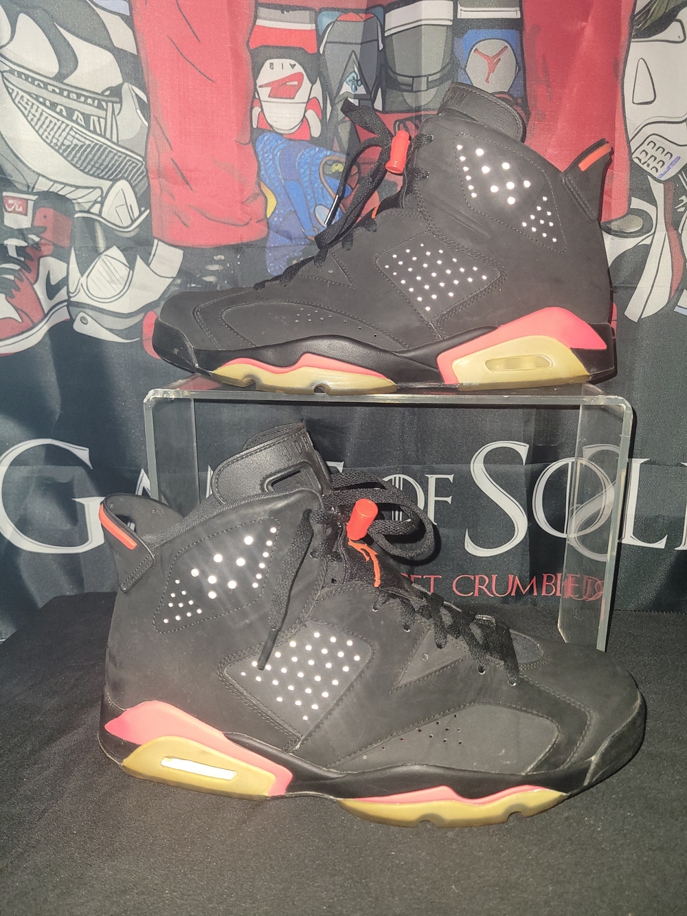 Jordan 6 Retro Sneakers Infrared Black 2014